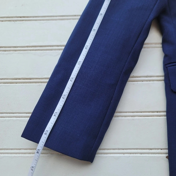 Jewels & Gents 100% Polyester Boys Dress Coat Suit Blazer Blue Formal Sz 6 - Picture 7 of 12